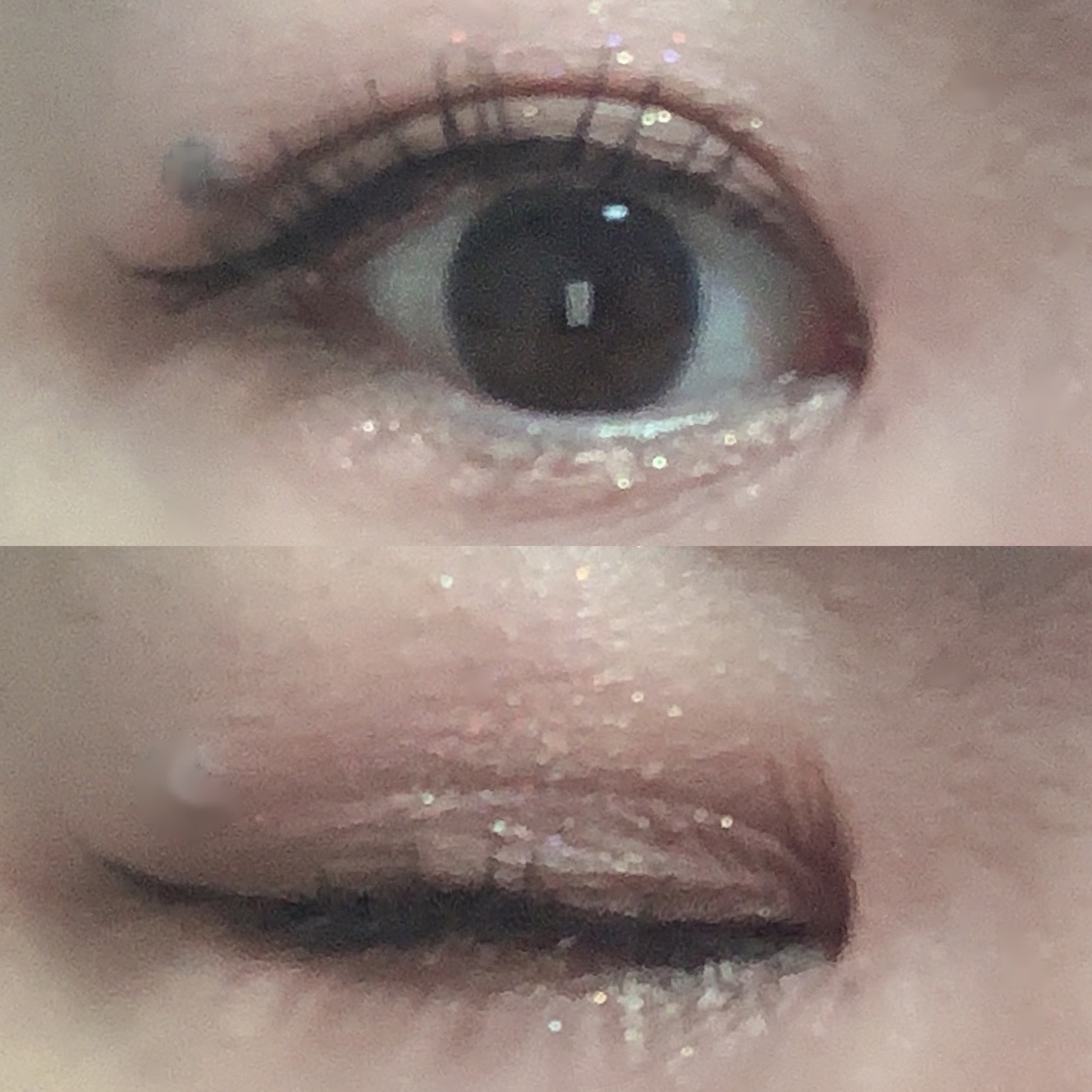 ベルベットライナー/LUMIURGLAS/リキッドアイライナーを使ったクチコミ（2枚目）