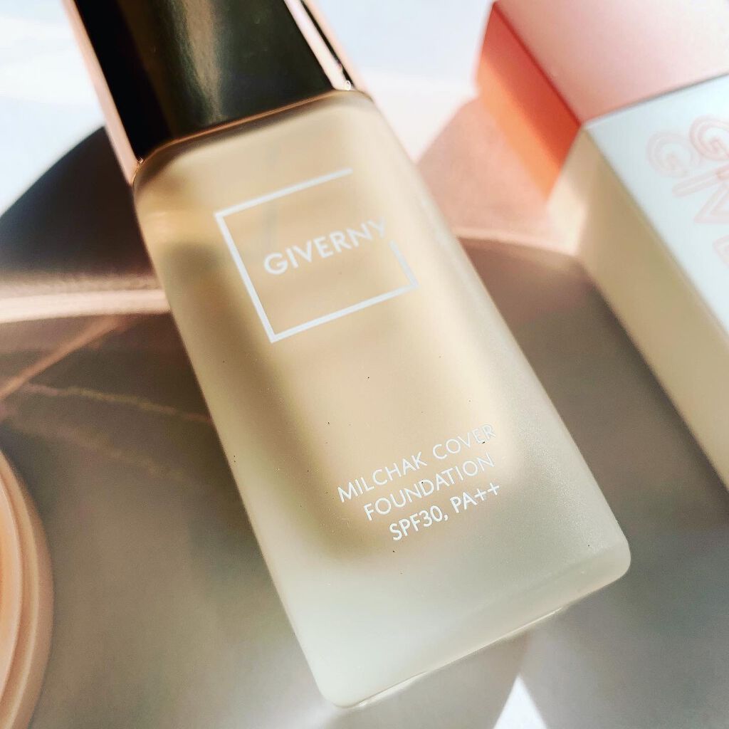 密着カバーファンデーション/GIVERNY/リキッドファンデーションを使ったクチコミ(2枚目)