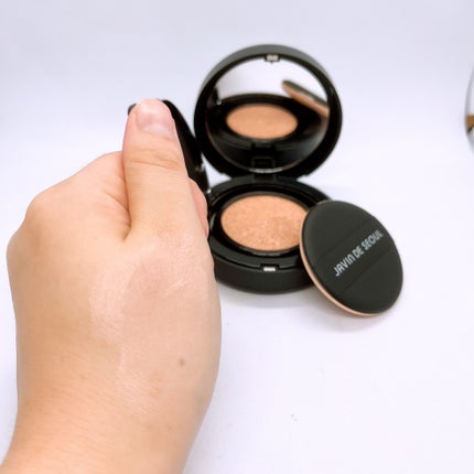 ジャビンドゥソウル ウインクファンデーションパクト/Javin De Seoul/クッションファンデーションを使ったクチコミ(9枚目)
