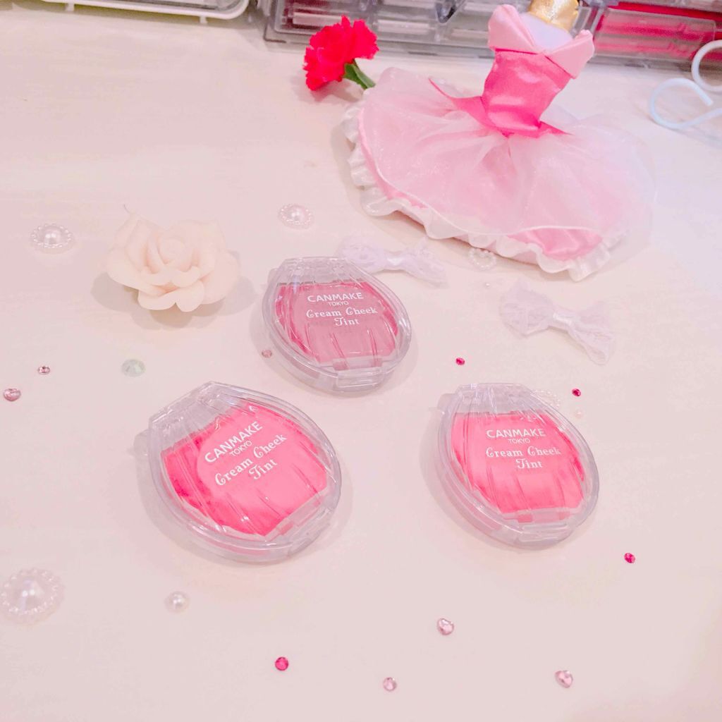 クリームチーク ティント/キャンメイク/ジェル・クリームチークを使ったクチコミ(1枚目)