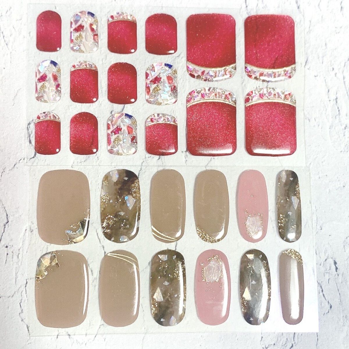 セミキュアジェルネイルシール ハンド用/LYSD’OR/ネイルシールを使ったクチコミ(4枚目)