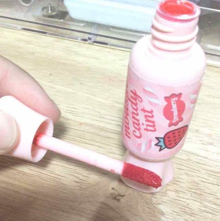 ムース キャンディー ティント/the SAEM/リップティントを使ったクチコミ(2枚目)