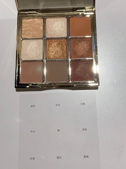 長相思シリーズ 9色アイシャドウパレット/CATKIN/アイシャドウパレットを使ったクチコミ(3枚目)