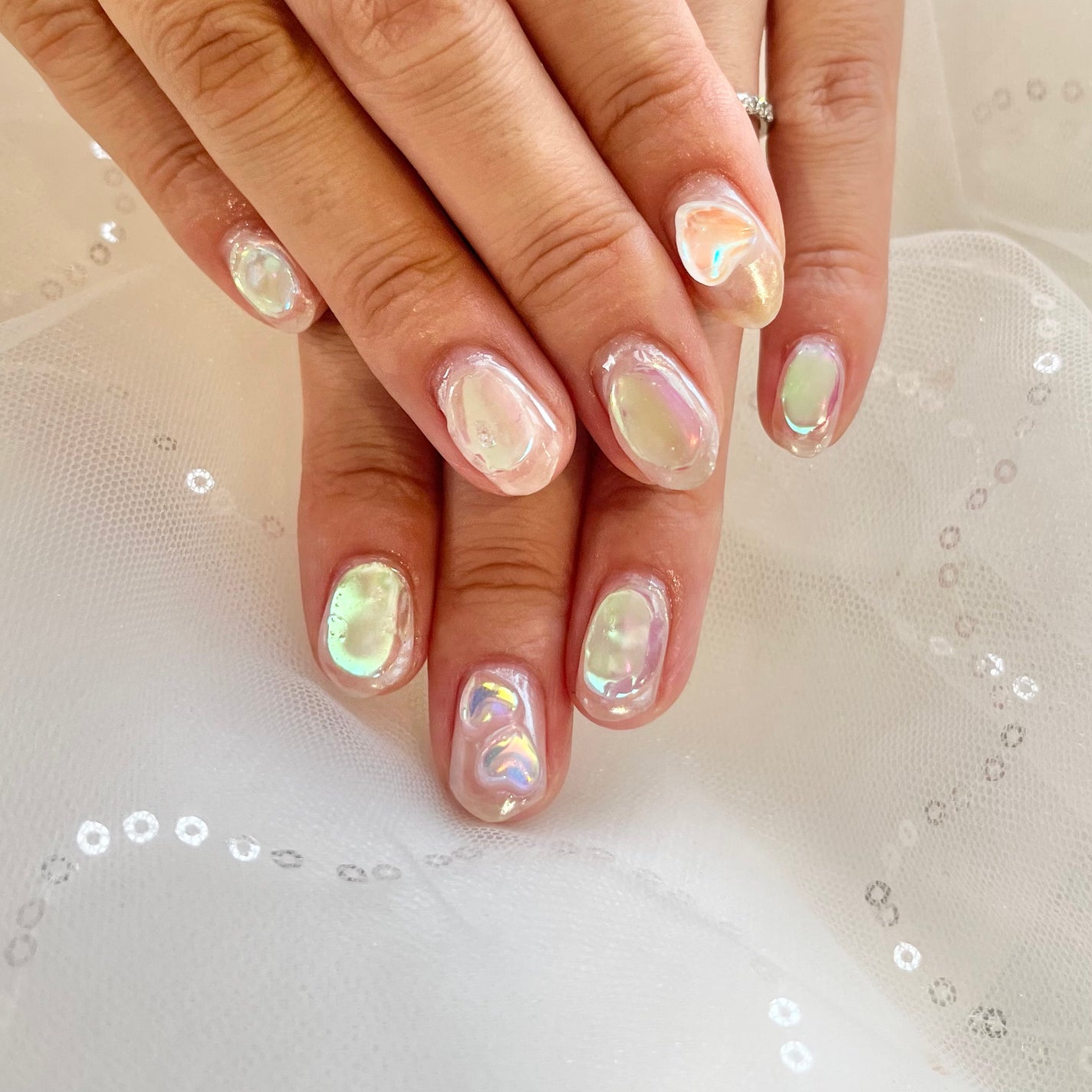 ネイルシール/セリア/ネイルシールを使ったクチコミ(2枚目)