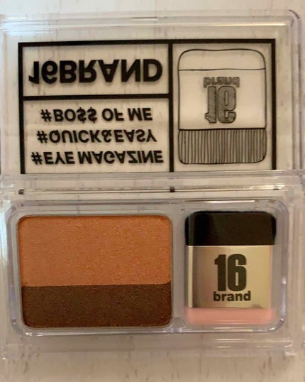 16 EYE MAGAZINE/16BRAND/アイシャドウパレットを使ったクチコミ(2枚目)