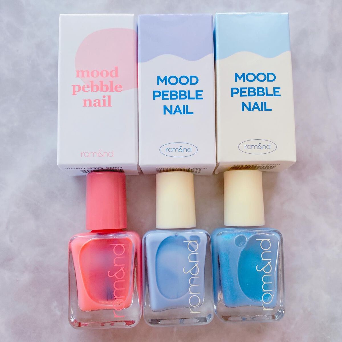 ムードペブルネイル/rom&nd/マニキュアを使ったクチコミ(5枚目)
