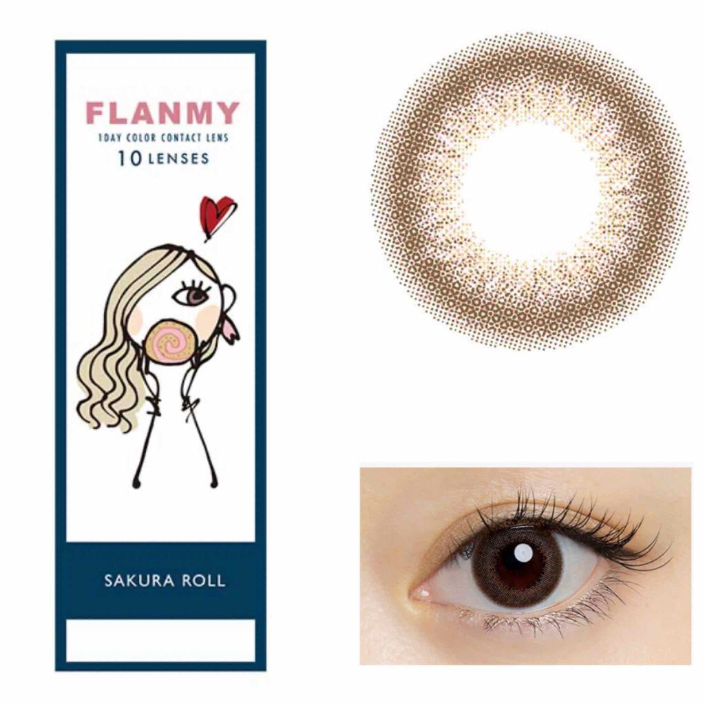 FLANMY 1day/FLANMY/ワンデー(1DAY)カラコンを使ったクチコミ(2枚目)