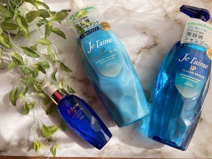 iP タラソリペア 補修美容液 シャンプー/トリートメント (モイスト&スムース)/Je l'aime/市販シャンプーを使ったクチコミ(1枚目)
