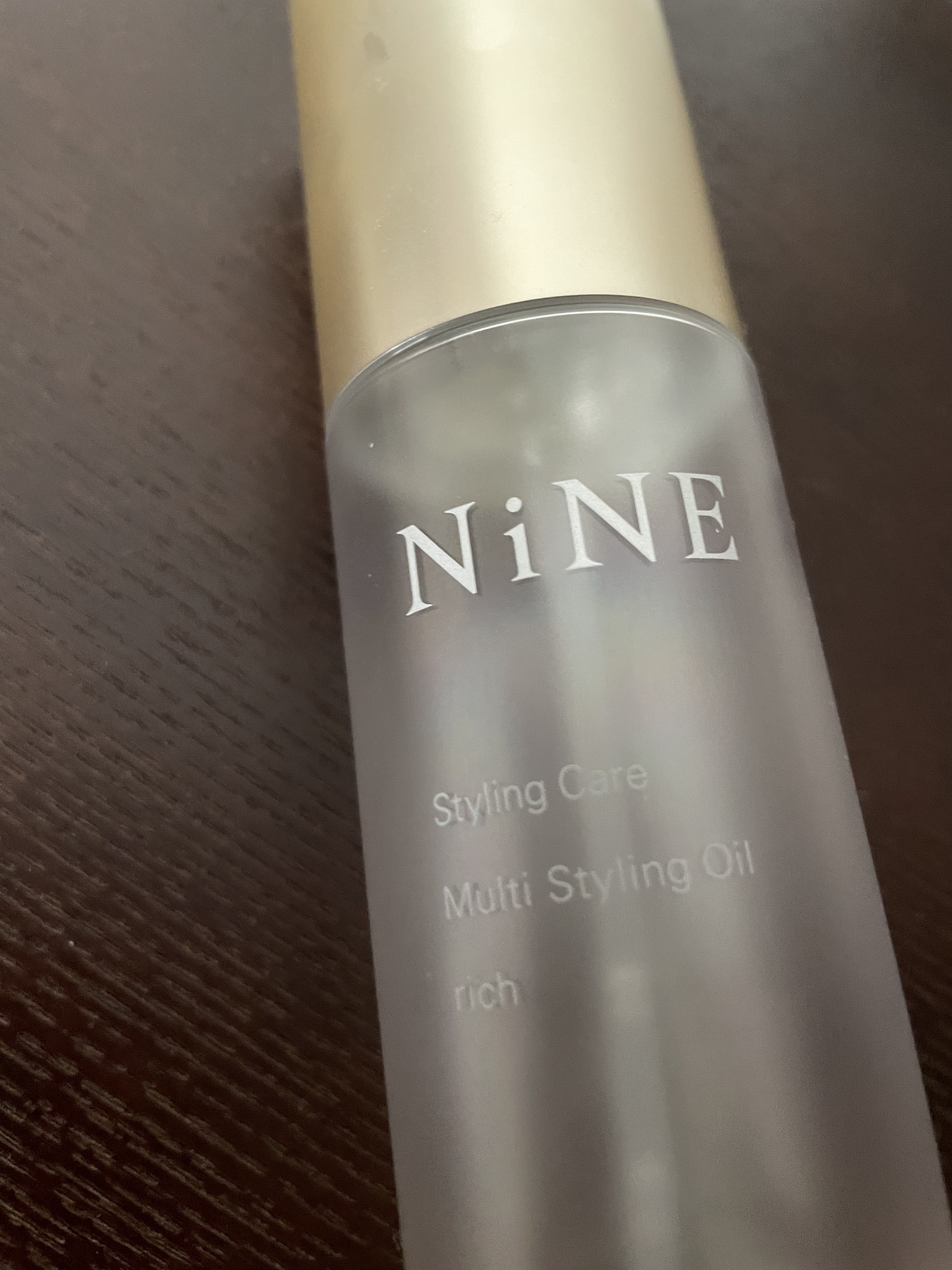 マルチスタイリングオイルリッチ 100ml/NiNE/ヘアオイルを使ったクチコミ（1枚目）