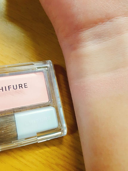 チーク カラー(ブラシ付)/ちふれ/パウダーチークを使ったクチコミ(2枚目)