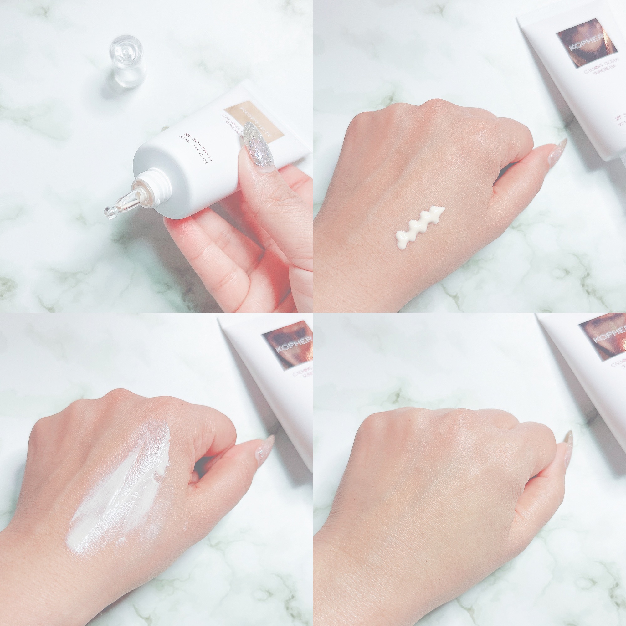 CALMING OCEAN SUNCREAM/KOPHER/日焼け止めクリームを使ったクチコミ（3枚目）