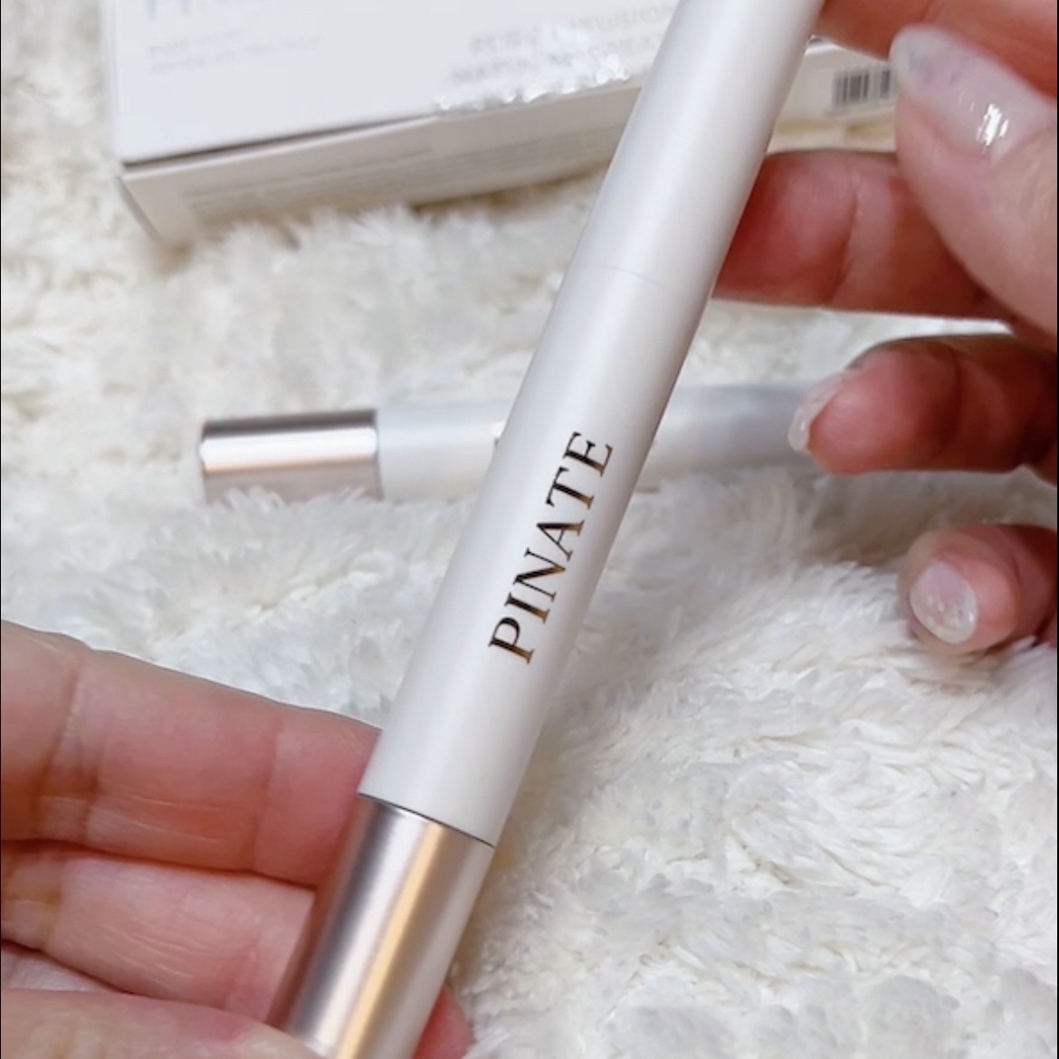 ベアグローペプチドメルティングバーム/PINATE/口紅を使ったクチコミ（2枚目）