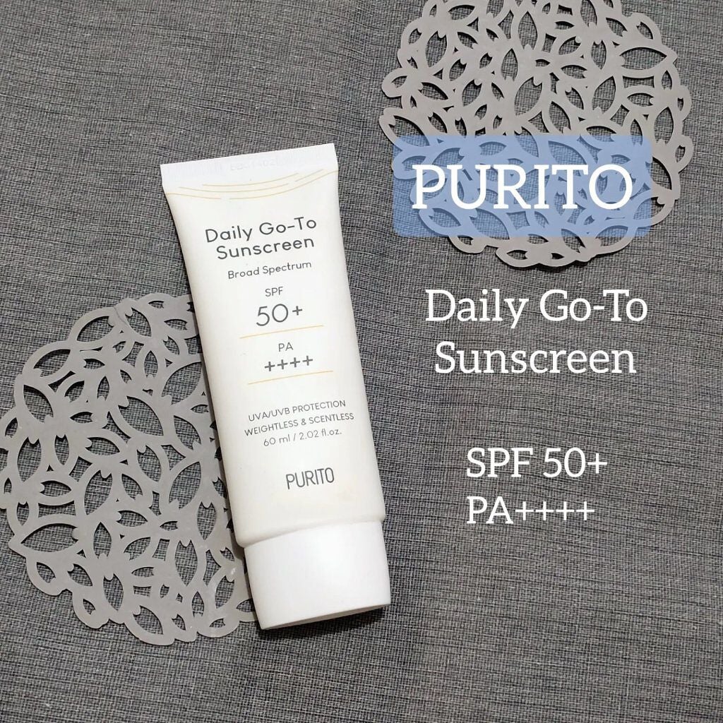 デイリーゴートゥー日焼け止め/PURITO/日焼け止めクリームを使ったクチコミ(1枚目)