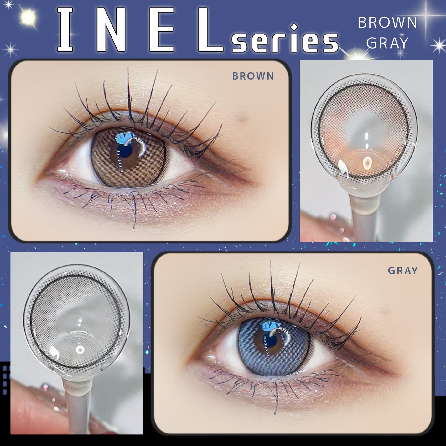 Inel/蜜のレンズ/ワンデー(1DAY)カラコンを使ったクチコミ(1枚目)