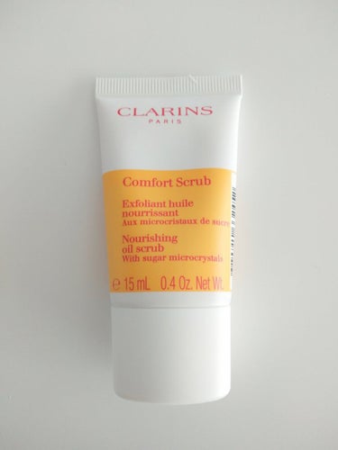 CLARINS コンフォート オイル スクラブのクチコミ「CLARINS
コンフォート オイル スクラブ
ミニサイズ使用です🙌

📝なめらか肌へのリセッ.....」（1枚目）