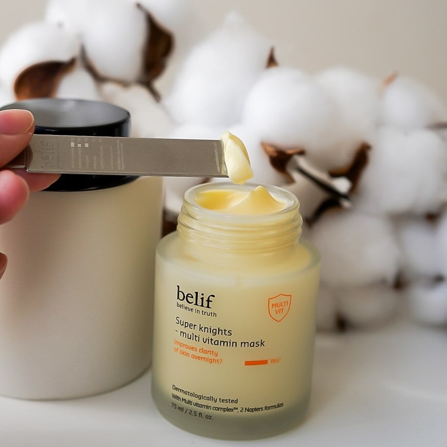 スーパーナイツ ビタミンマスク/belif/フェイスクリームを使ったクチコミ(2枚目)
