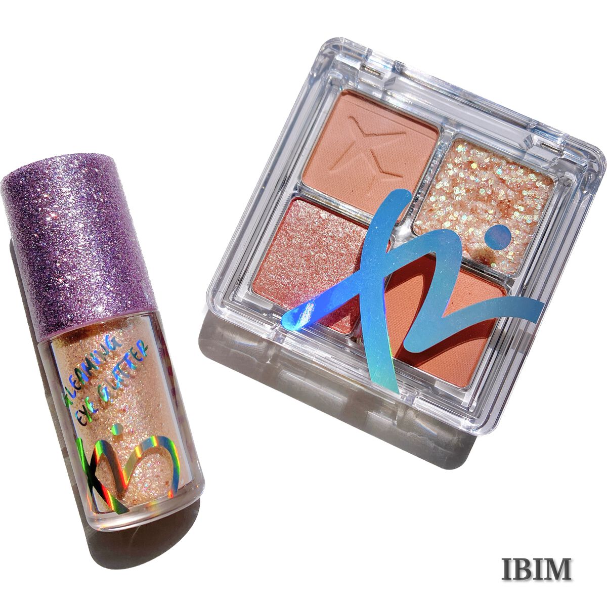 グリーミングアイグリッター #03 PEACH/IBIM/グリッターを使ったクチコミ（1枚目）