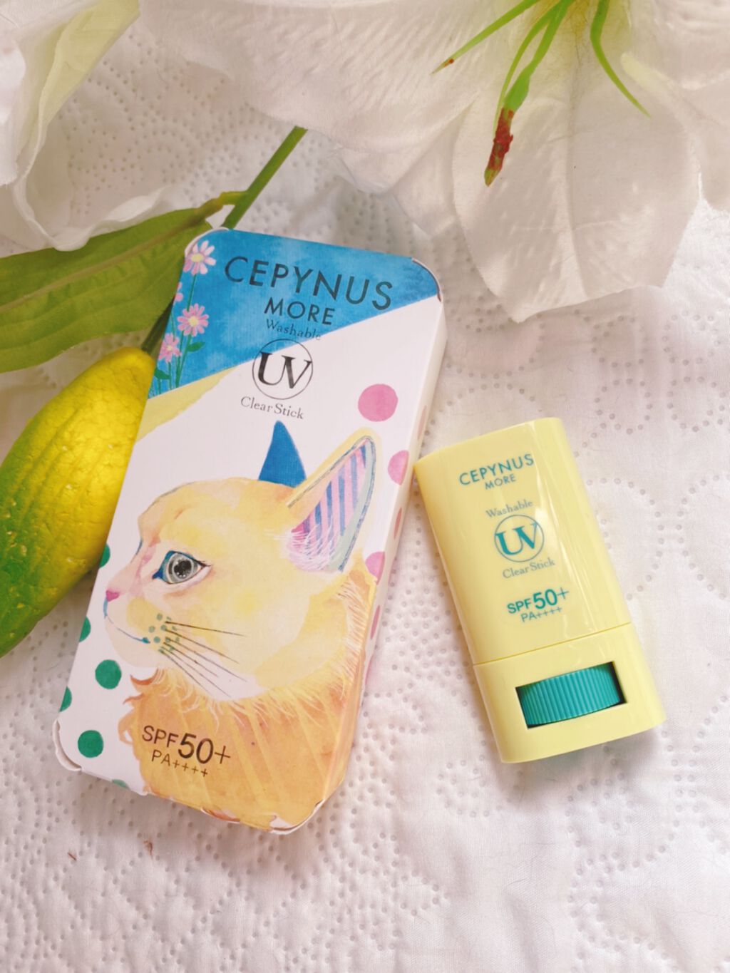 ウォッシャブル UV クリアスティック/CEPYNUS MORE(セピナス モア)/日焼け止めスティックを使ったクチコミ（1枚目）