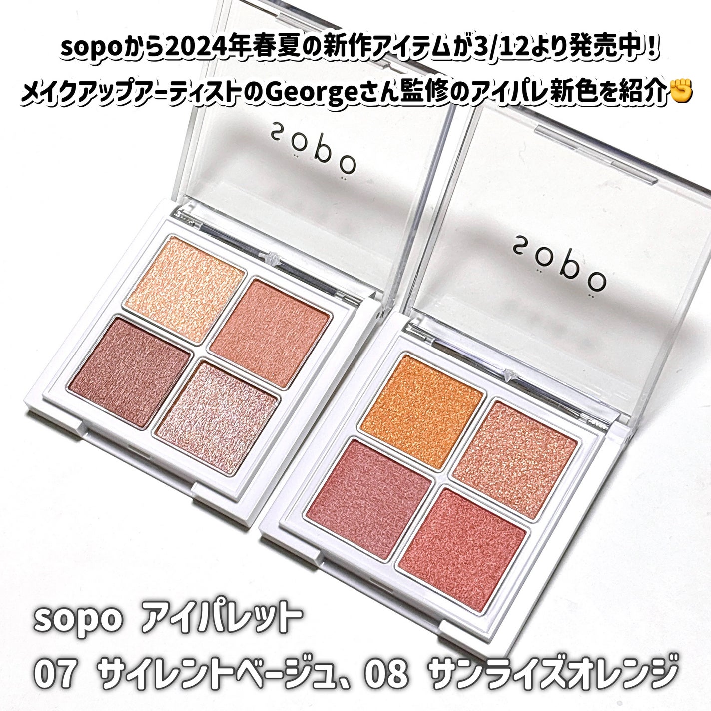 アイパレット/sopo/アイシャドウパレットを使ったクチコミ(2枚目)