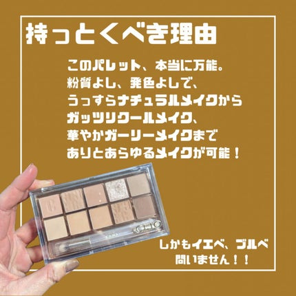 プロ アイ パレット/CLIO/アイシャドウパレットを使ったクチコミ(2枚目)