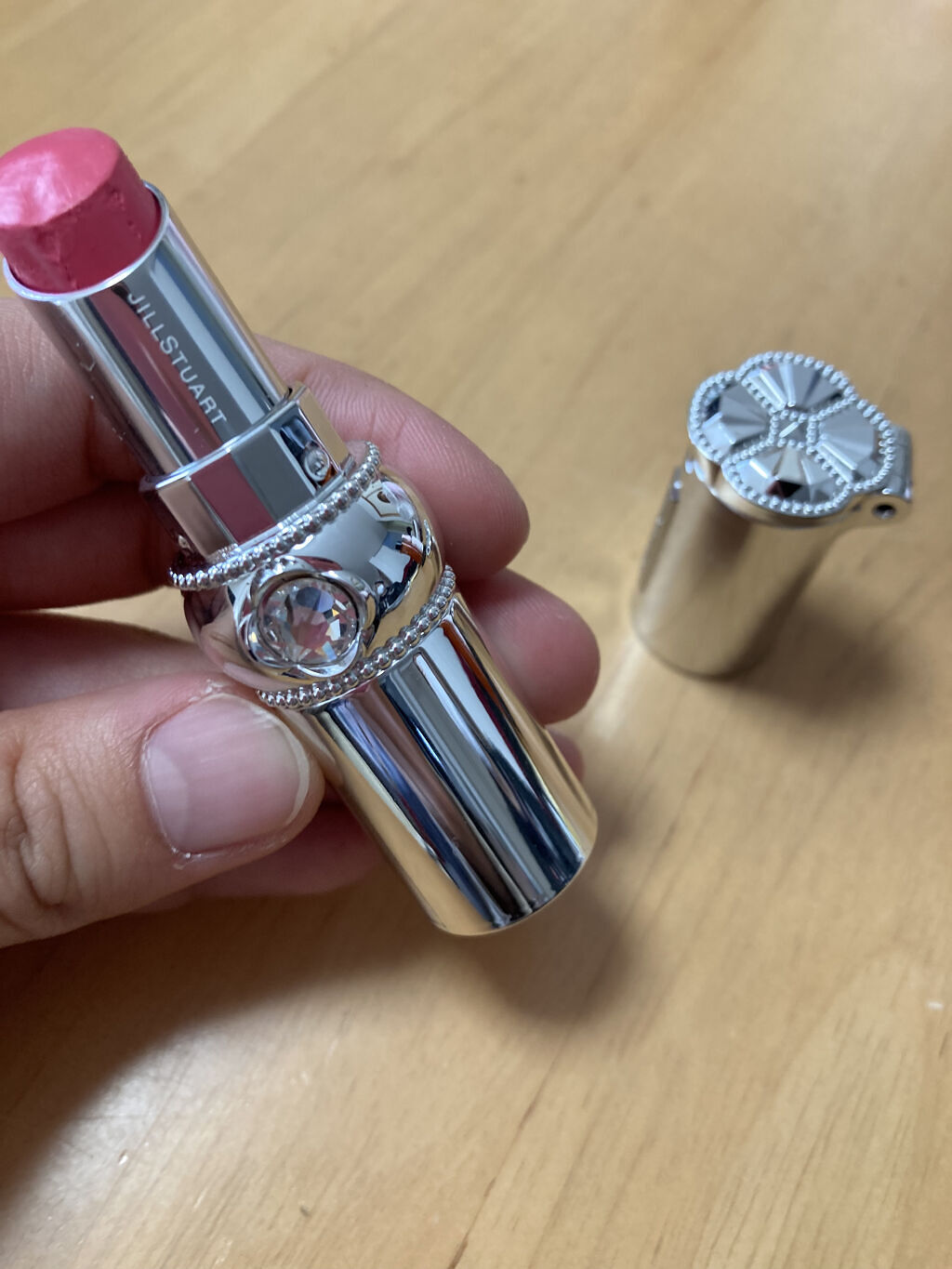 ジルスチュアート ルージュ リップブロッサム/JILL STUART/口紅を使ったクチコミ（3枚目）