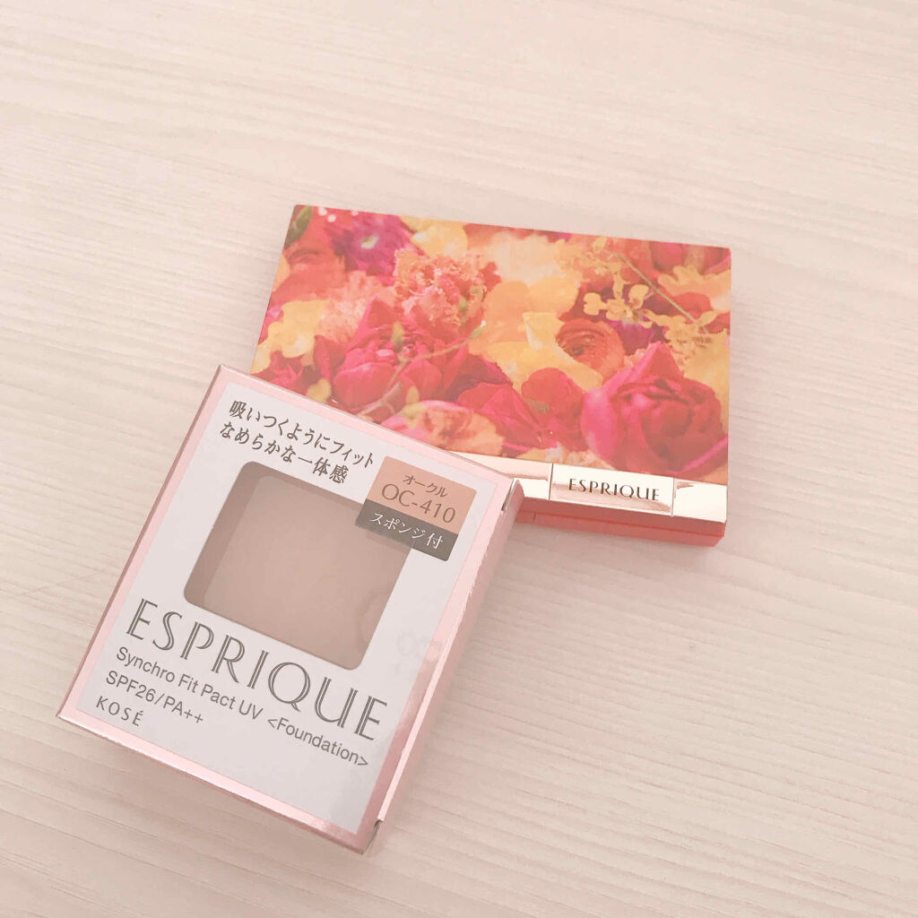 シンクロフィット パクト UV 限定パクト/ESPRIQUE/パウダーファンデーションを使ったクチコミ（2枚目）