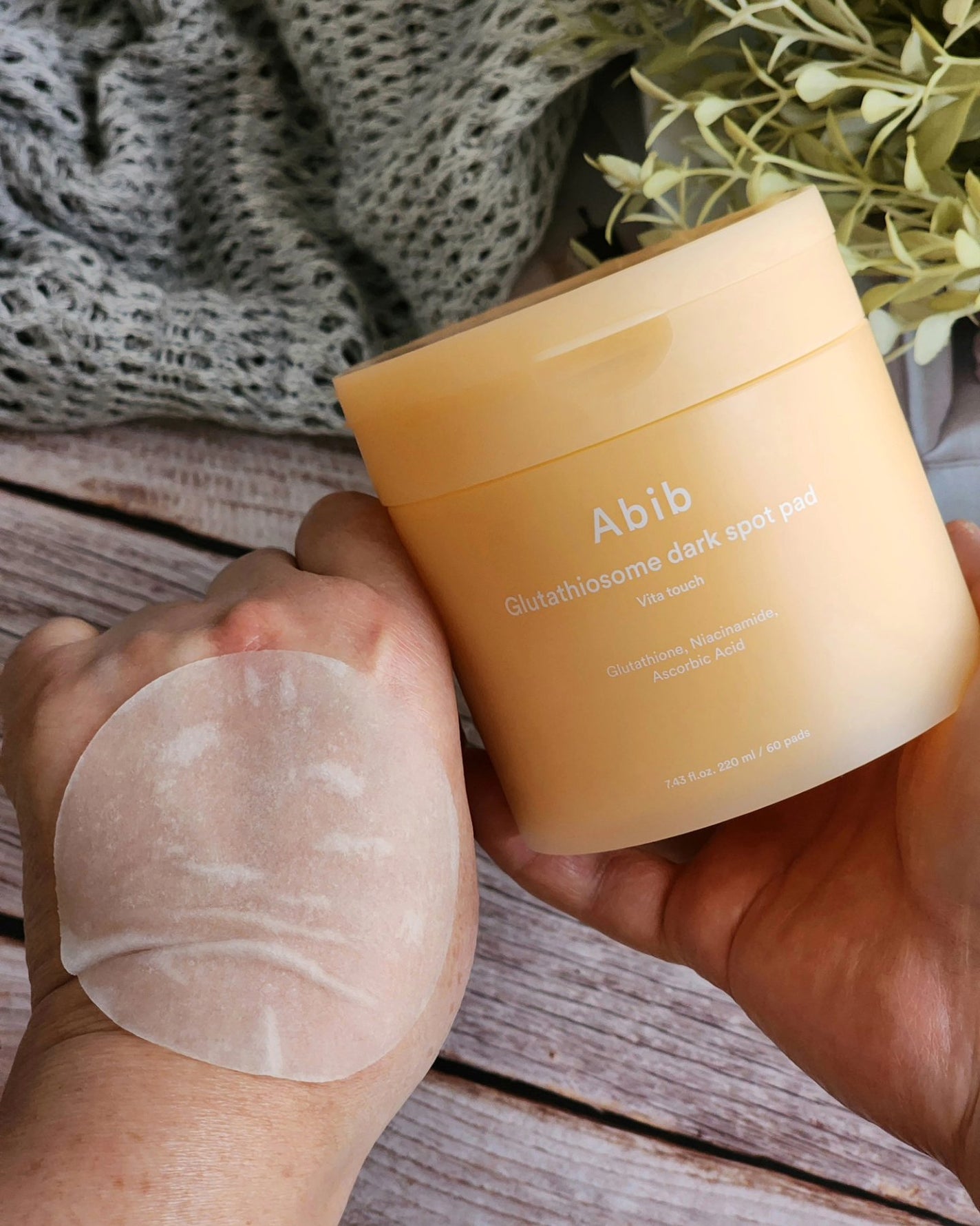 グルタチオンソームダークスポットパッドビタタッチ/Abib /トナーパッドを使ったクチコミ(3枚目)