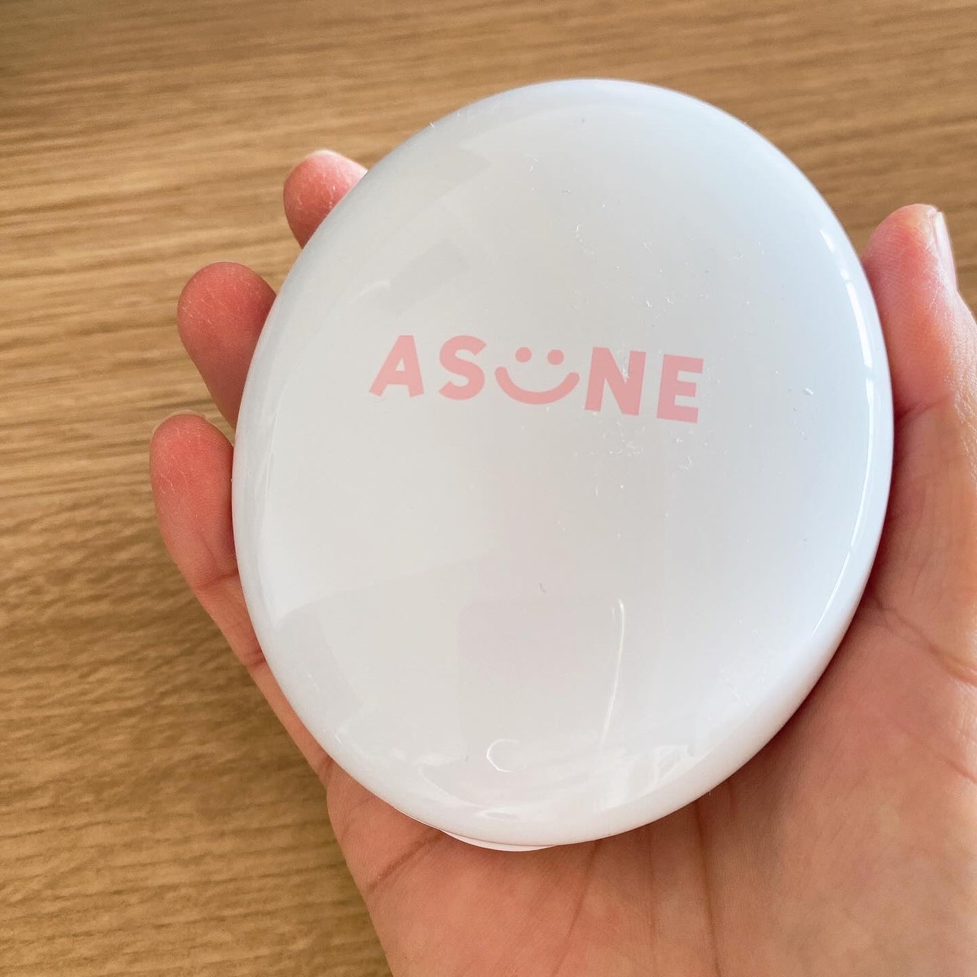 デューイーメッシュファンデーション/ASUNE /クッションファンデーションを使ったクチコミ(1枚目)