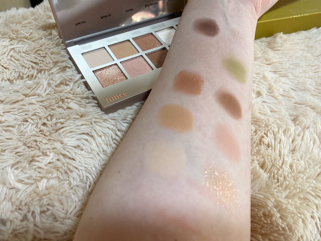 ニューデップスアイシャドウパレット/hince/アイシャドウパレットを使ったクチコミ(2枚目)