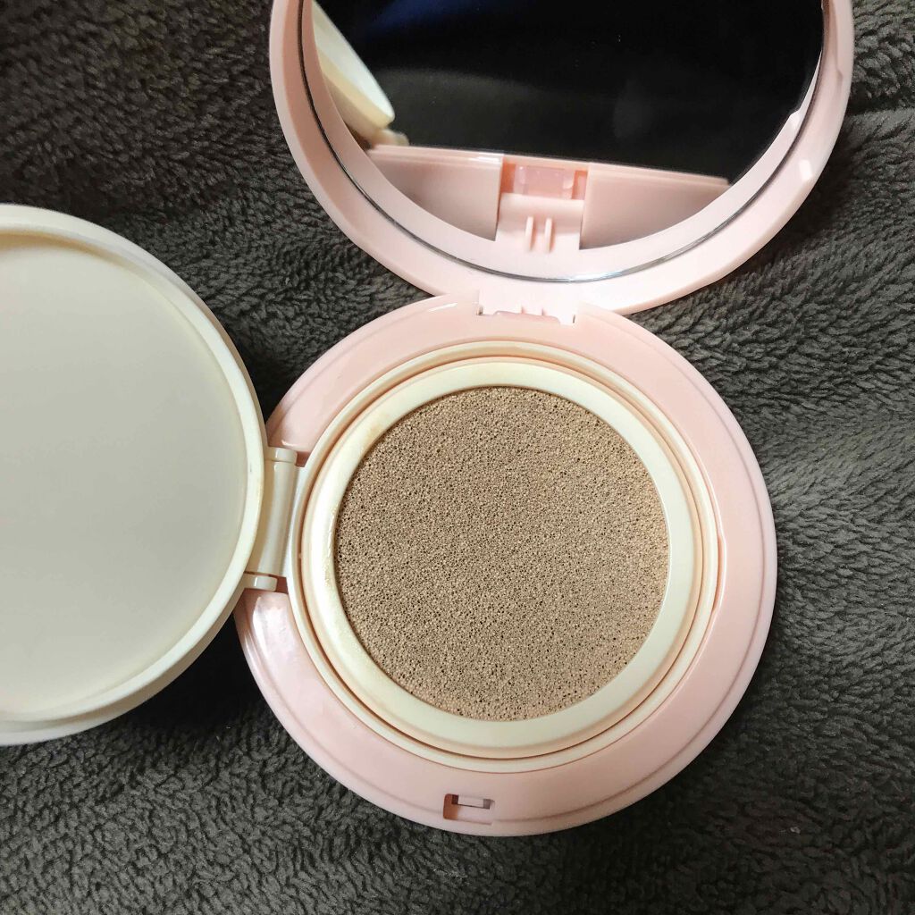 ハニーピーチグロウ クッション/Peach C/クッションファンデーションを使ったクチコミ（3枚目）