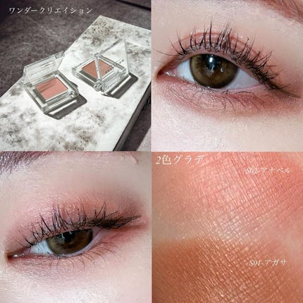 ワンダークリエイション /ブリリアージュ/単色アイシャドウを使ったクチコミ(5枚目)