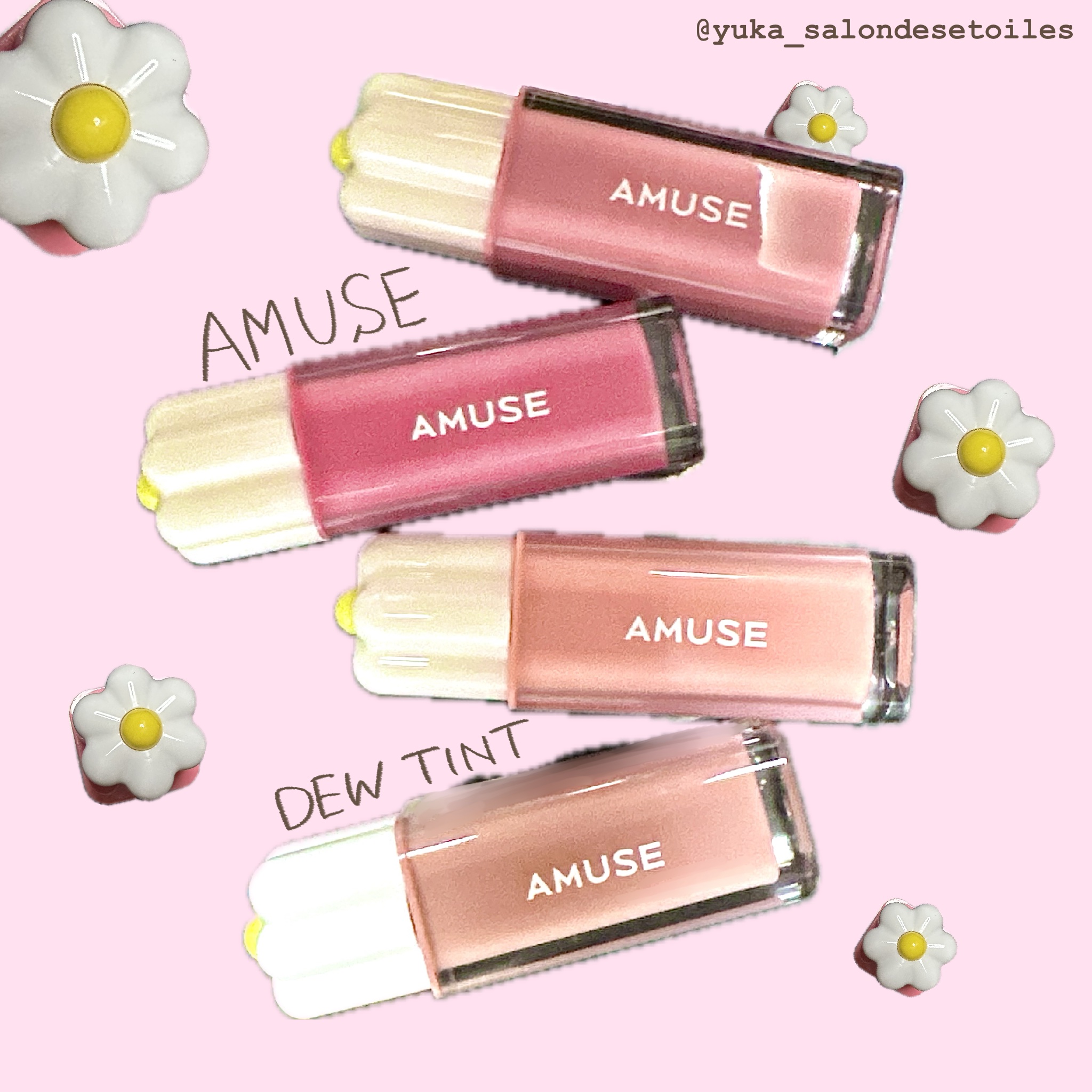 デューティント 07 ローズウォーター/AMUSE/リップティントを使ったクチコミ（1枚目）