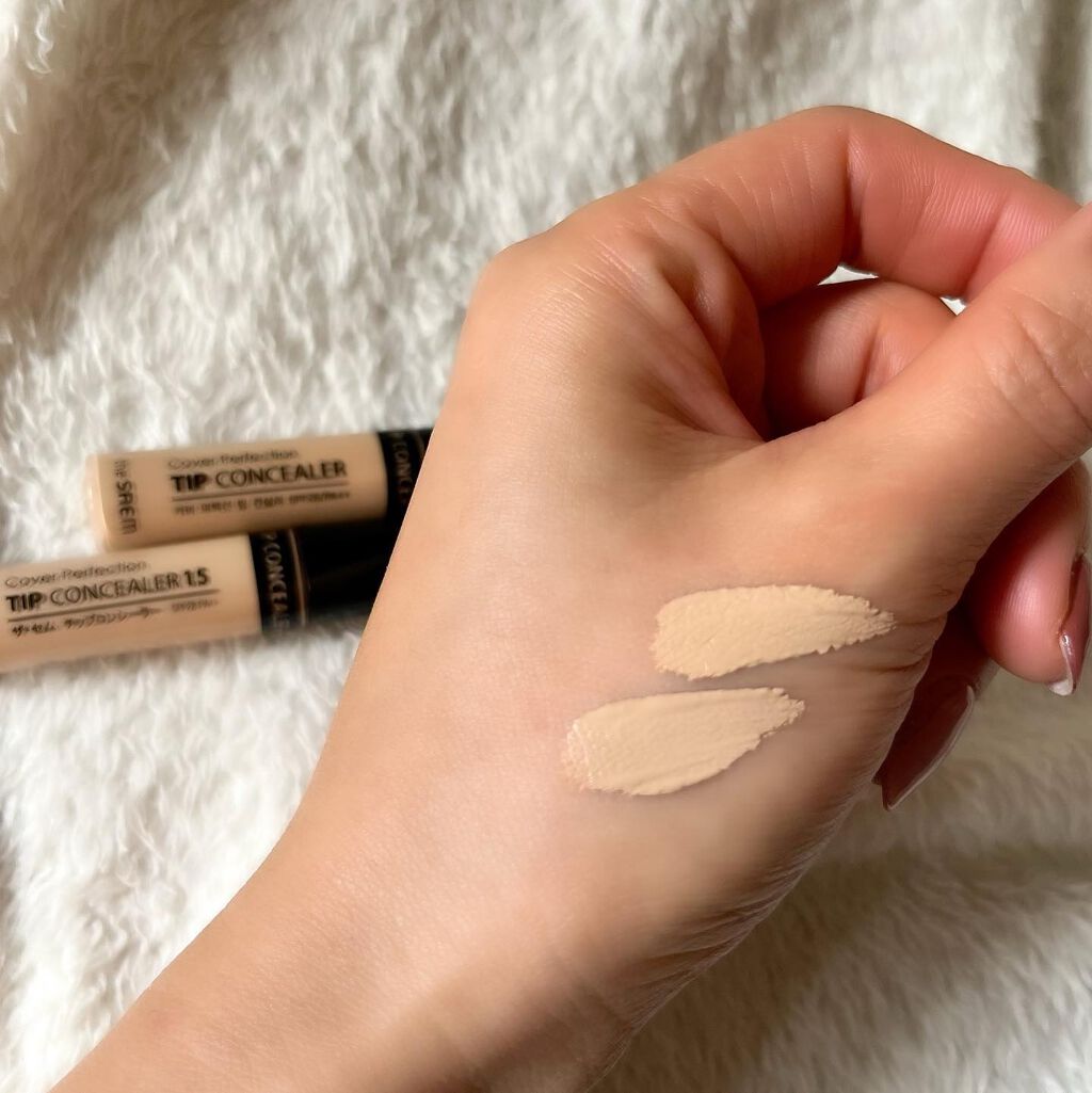 カバーパーフェクション チップコンシーラー/the SAEM/リキッドコンシーラーを使ったクチコミ（2枚目）