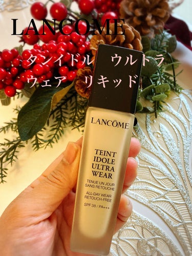 タンイドル ウルトラ ウェア リキッド/LANCOME/リキッドファンデーションを使ったクチコミ（1枚目）