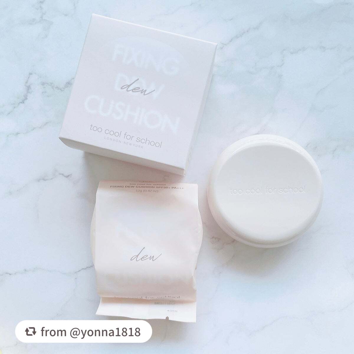 フィクシングデュークッション/too cool for school/クッションファンデーションを使ったクチコミ(3枚目)