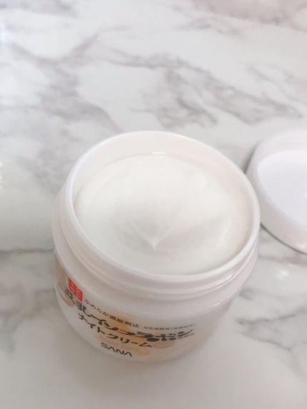 リンクルナイトクリーム/なめらか本舗/フェイスクリームを使ったクチコミ(2枚目)