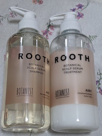 BOTANIST ルース ボタニカルスカルプセラム シャンプー・トリートメント(エアリー)のクチコミ「大人の髪に、スパイスを!!!
#BOTANIST
#ルースボタニカルスカルプセラム
シャンプ.....」(3枚目)