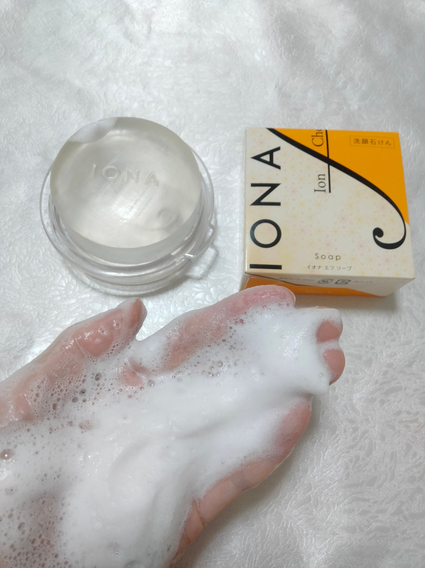 ソープ/イオナ エフ/洗顔石鹸を使ったクチコミ(5枚目)