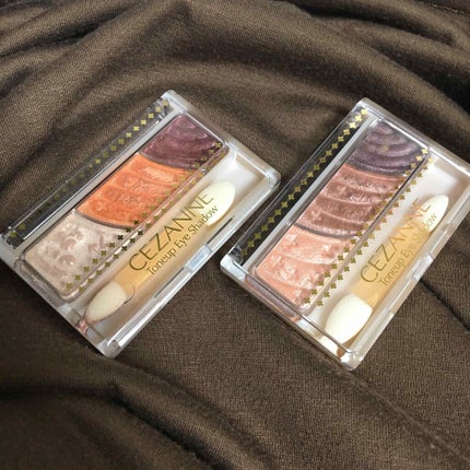 トーンアップアイシャドウ/CEZANNE/アイシャドウパレットを使ったクチコミ(1枚目)