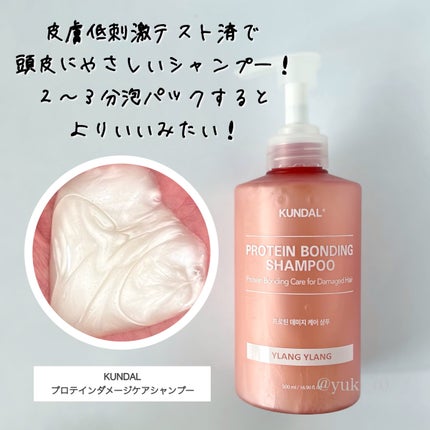 クンダル ダメージケア シャンプー/トリートメント/KUNDAL/市販シャンプーを使ったクチコミ(2枚目)