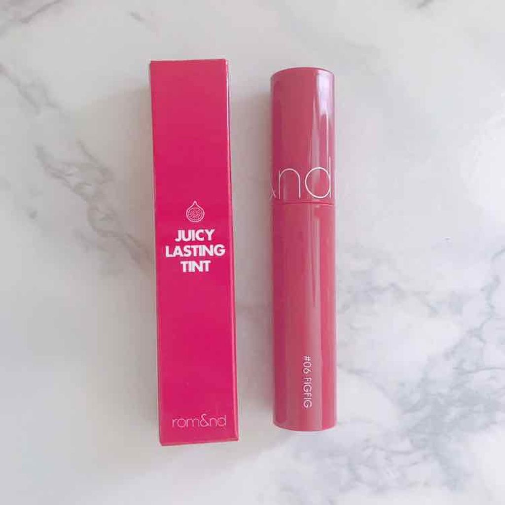 ジューシーラスティングティント/rom&nd/リップティントを使ったクチコミ（1枚目）