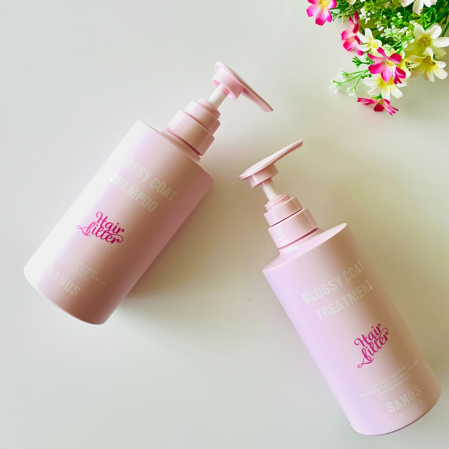 GLOSSY COAT SHAMPOO / TREATMENT/SANUS HAIR FILTER/市販シャンプーを使ったクチコミ（2枚目）