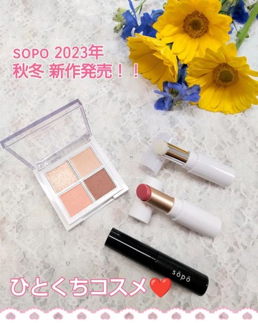 アイパレット/sopo/アイシャドウパレットを使ったクチコミ（1枚目）