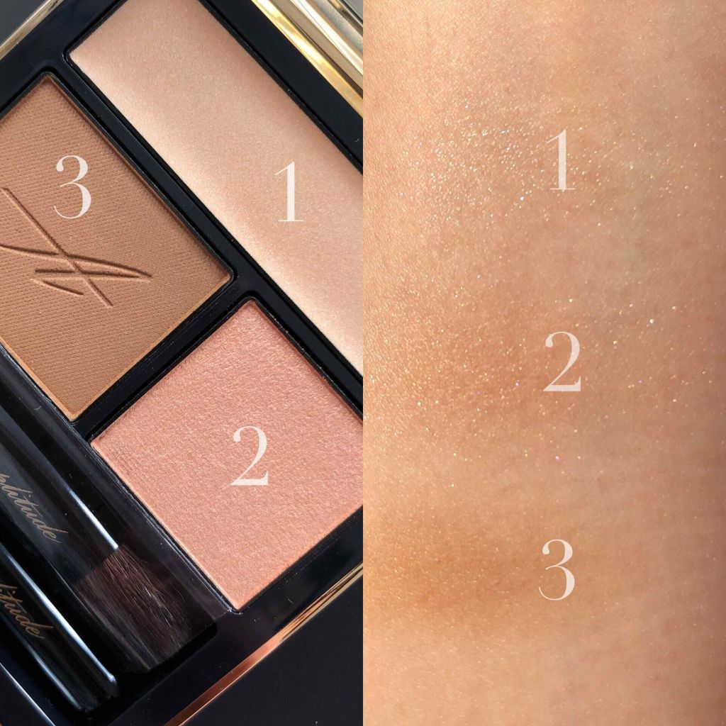 コンスピキュアス アイズ 01 ベージュ/Amplitude/アイシャドウパレットを使ったクチコミ（3枚目）