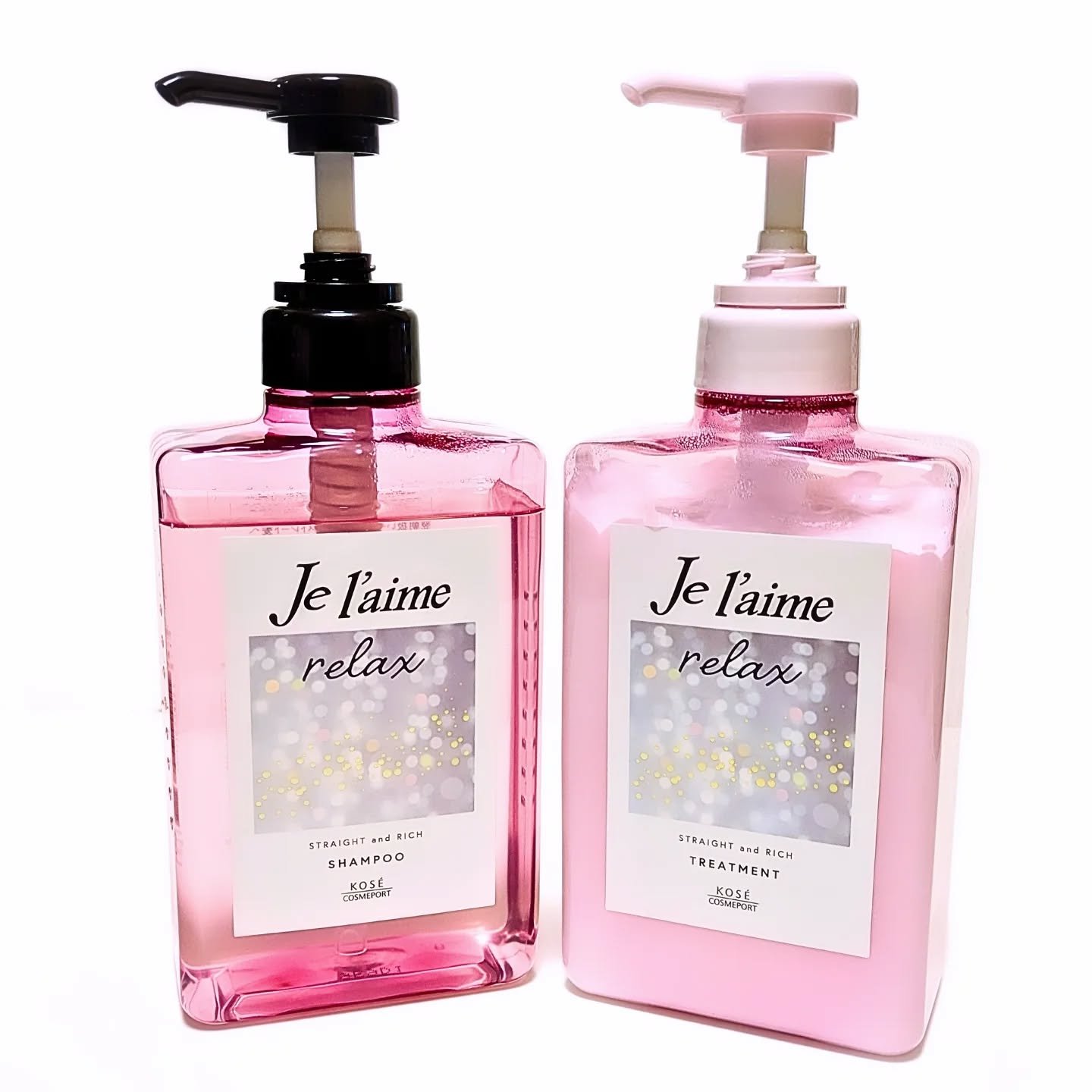 Je l'aime リラックス ミッドナイトリペア シャンプー／ヘアトリートメント (ストレート＆リッチ)のクチコミ「LIPS当選🩷

Je l’aime ジュレーム
ミッドナイトリペアシャンプー&トリートメント.....」（1枚目）