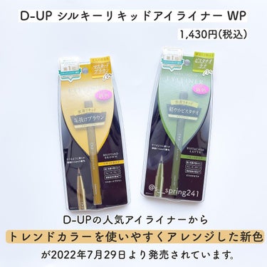 シルキーリキッドアイライナーWP/D-UP/リキッドアイライナーを使ったクチコミ（2枚目）