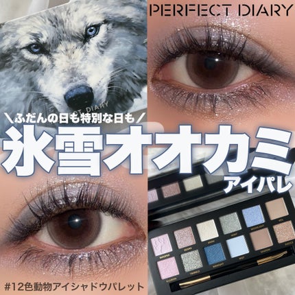 エクスプローラ12色 動物アイシャドウパレット/PERFECT DIARY/アイシャドウパレットを使ったクチコミ(1枚目)