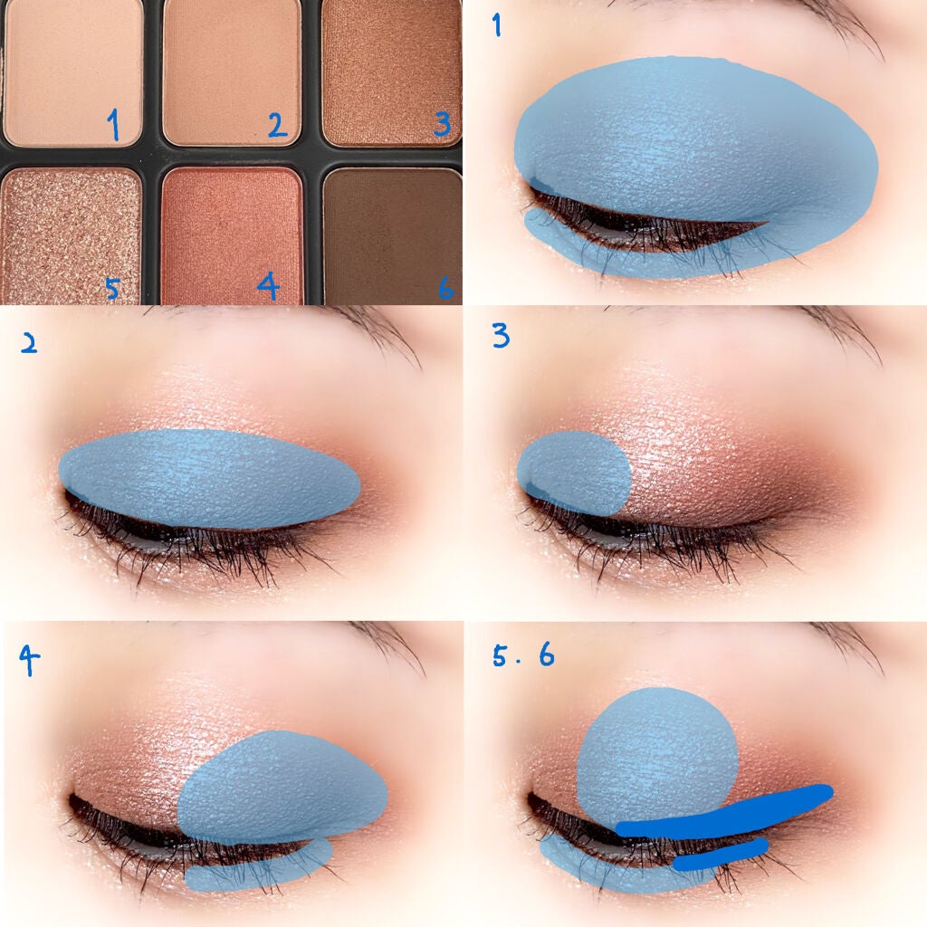 アイカラーパレット/heme/アイシャドウパレットを使ったクチコミ(4枚目)