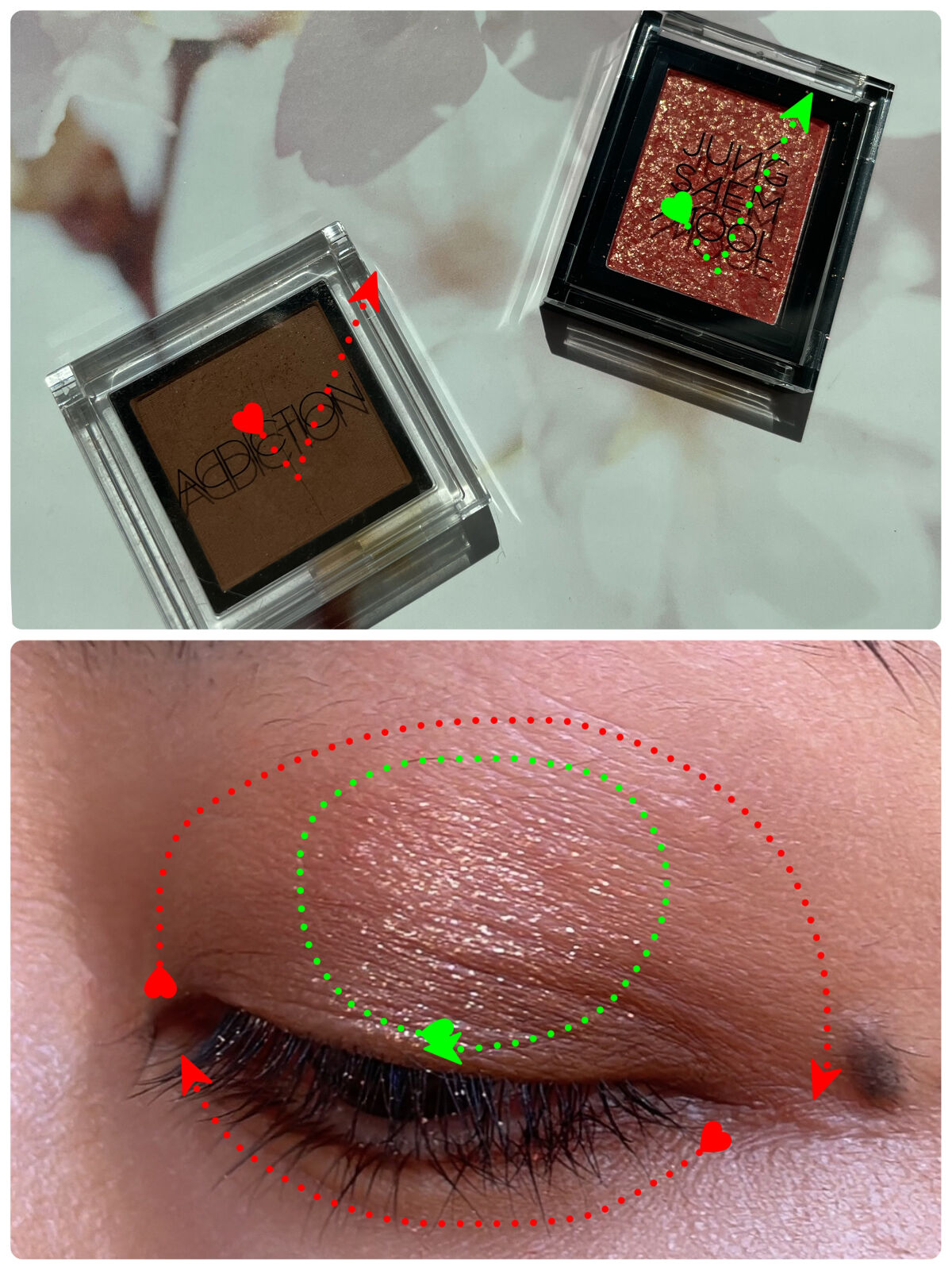 アディクション ザ アイシャドウ マット 005M Praline/ADDICTION/単色アイシャドウを使ったクチコミ（3枚目）