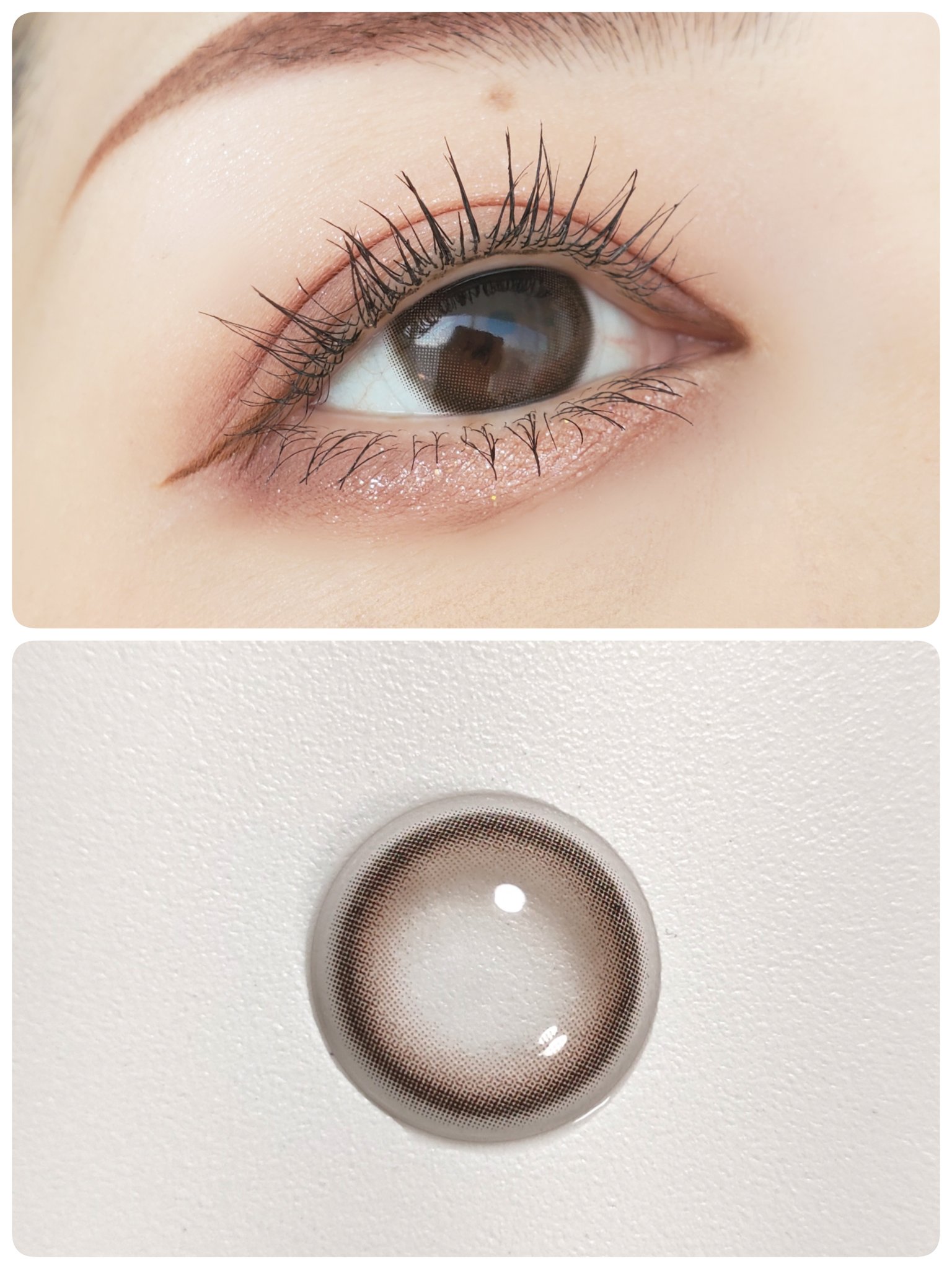 TOPARDS 1day クリームローズ/TOPARDS/ワンデー（１DAY）カラコンを使ったクチコミ（2枚目）